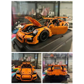 Moc tijolos super velocidade técnico 1:8 escala esporte carro modelo blocos de construção brinquedo para adultos meninos crianças aniversário presentes natal