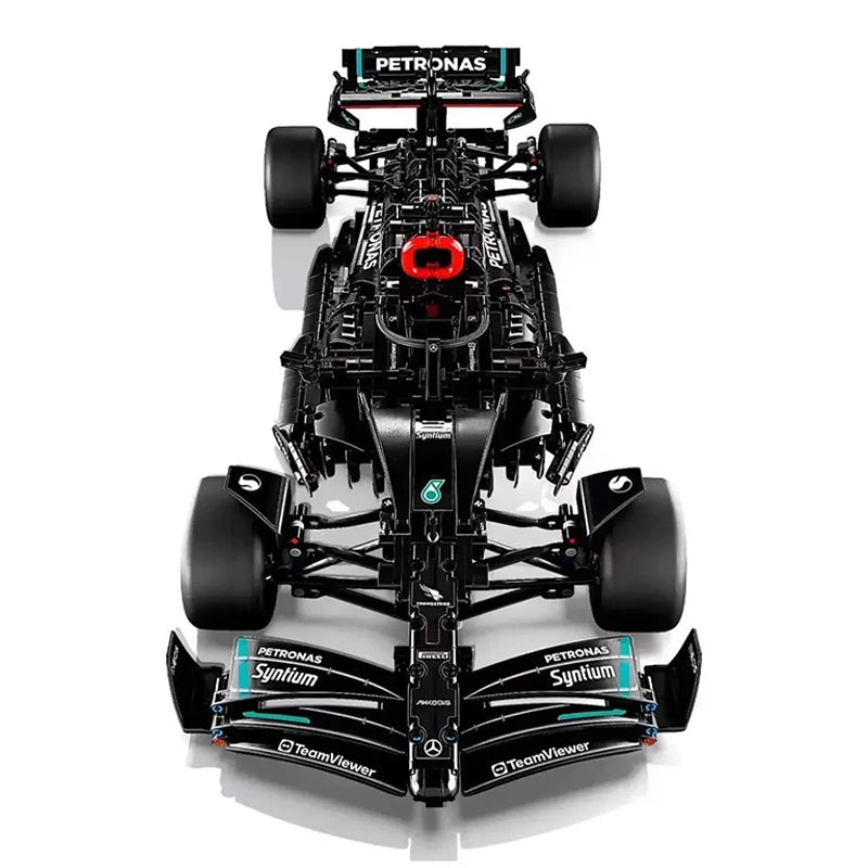 1642 pçs novo técnico f1 w14 e desempenho velocidade carro de corrida blocos de construção tijolo compatível moc veículo modelo carro brinquedo diy presentes