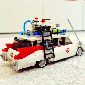 Moc compatível 21108 ghost busters Ecto-1 filme blocos de construção do carro diy brinquedos modelo montagem para crianças meninos meninas presentes
