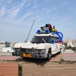 Moc compatível 21108 ghost busters Ecto-1 filme blocos de construção do carro diy brinquedos modelo montagem para crianças meninos meninas presentes