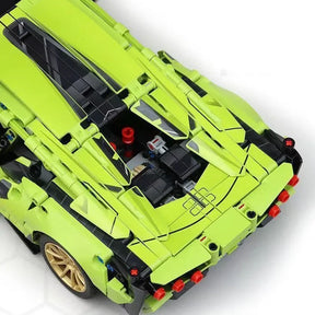 1280 pçs técnico 1:14 sian lambo super esportes blocos de construção carro moc cidade velocidade veículo montar tijolos brinquedos para crianças meninos