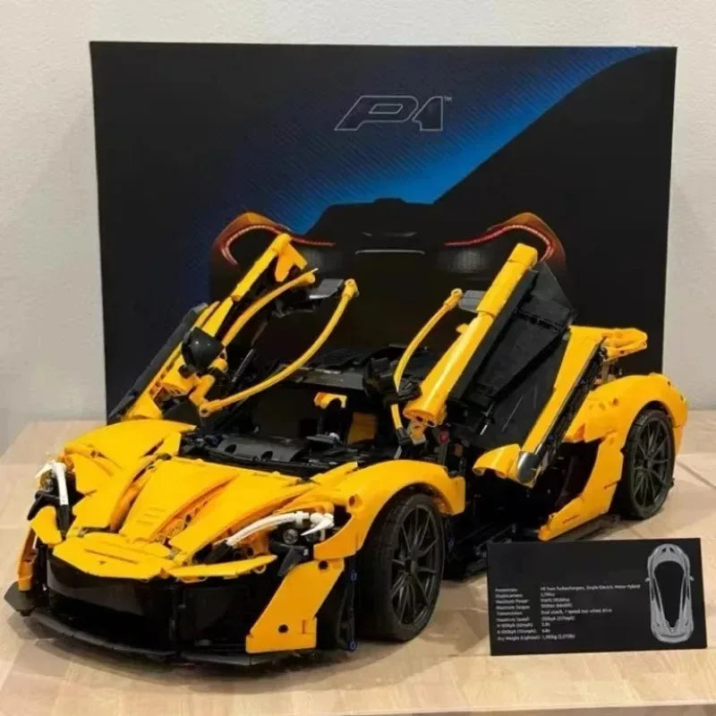 Em estoque 3893 pçs tecnologia 42172 p1 super racing bloco de construção modelo carro esportivo bloco de construção brinquedo meninos decoração presente 2025