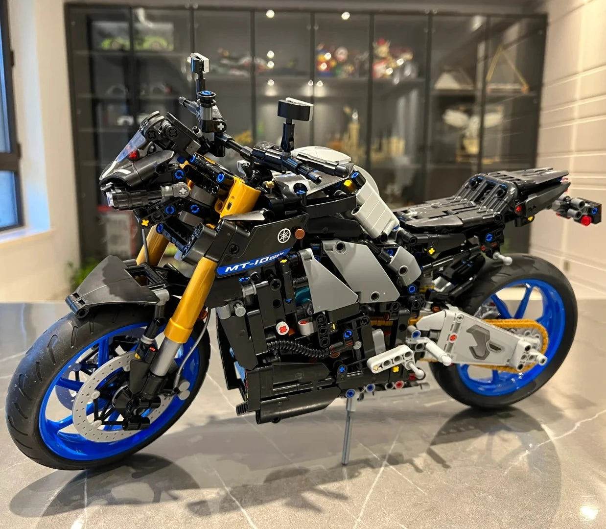 Técnico MT-10 sp motocicleta modelo blocos de construção conjunto avançado para adultos tijolos brinquedos presentes veículos 1478 pçs