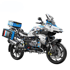 Alta tecnologia 1:5 motocicleta cidade esportes corrida rápida moto locomotiva moc modular tijolo modelo bloco de construção menino presente brinquedo t4022