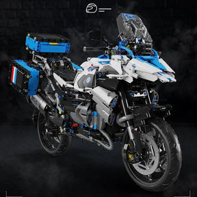 Alta tecnologia 1:5 motocicleta cidade esportes corrida rápida moto locomotiva moc modular tijolo modelo bloco de construção menino presente brinquedo t4022