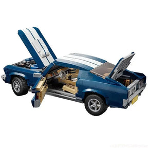 Moc 1471 pçs tecnologia ford mustangs esportes modelo de carro de corrida supercar blocos de construção tijolos diy festival festa presentes