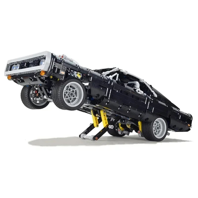 Novo 1077 pçs técnico clássico carro de corrida blocos de construção modelo montar tijolos rápido e furioso brinquedo diy para criança menino adultos presentes