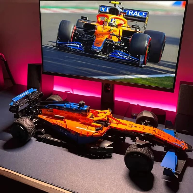 Kalein 1:8 tecnologia f1w14 e grupo mecânico fórmula modelo de corrida bloco de construção conjunto desempenho brinquedo montado presente aniversário