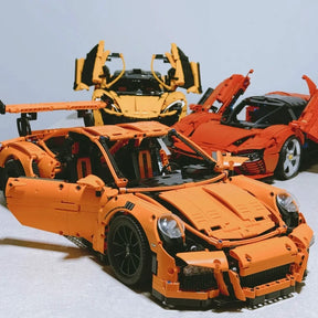 Moc tijolos super velocidade técnico 1:8 escala esporte carro modelo blocos de construção brinquedo para adultos meninos crianças aniversário presentes natal