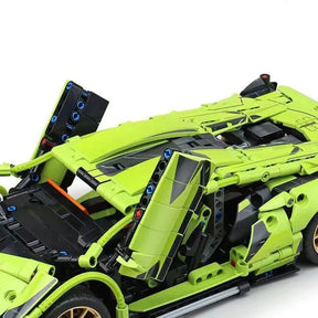 1280 pçs técnico 1:14 sian lambo super esportes blocos de construção carro moc cidade velocidade veículo montar tijolos brinquedos para crianças meninos