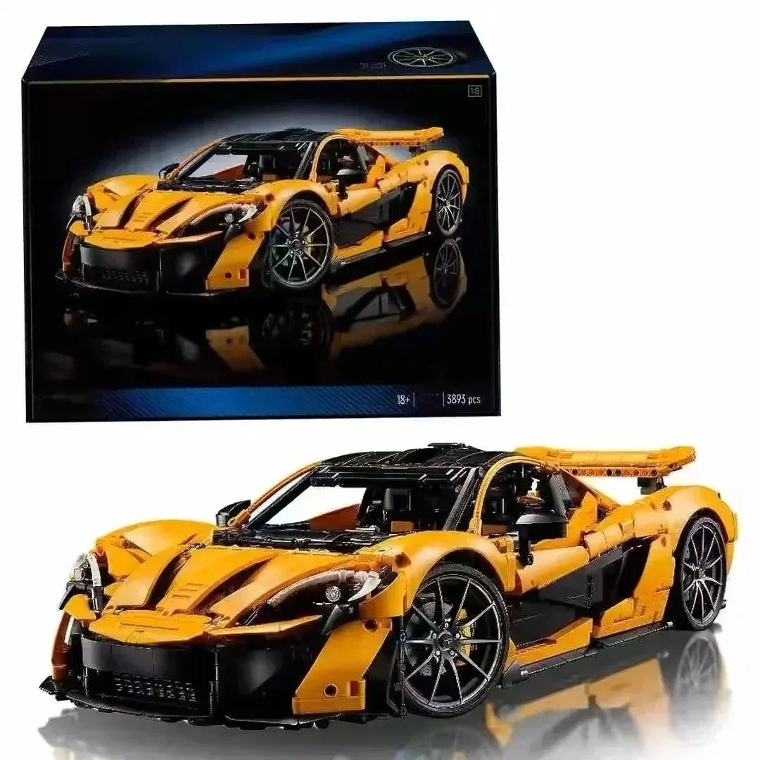 Em estoque 3893 pçs tecnologia 42172 p1 super racing bloco de construção modelo carro esportivo bloco de construção brinquedo meninos decoração presente 2025