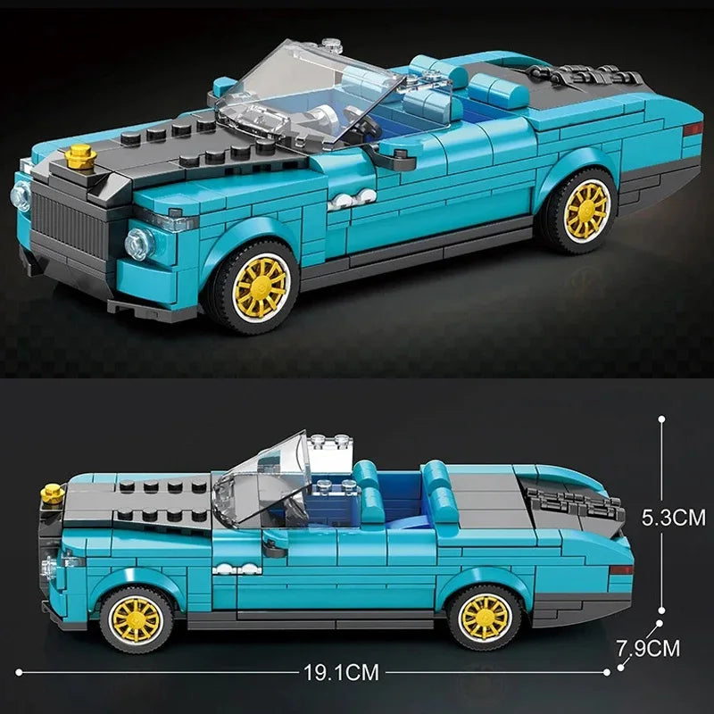 Cidade velocidade campeão carro técnico esportes carro de corrida veículo racer moc blocos de construção brinquedos educativos para crianças meninos presente