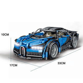 Technical Car Building Blocks Brinquedos para Crianças, Controle Remoto, Potência do Motor, Carro Esportivo, Tijolos, Corrida de Velocidade, Conjuntos de Supercarros, Presentes