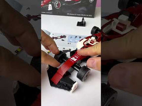 O Carro de GP Italiano Vermelho Edição Colecionador 238 Peças Miniatura para Montar | Blockmania